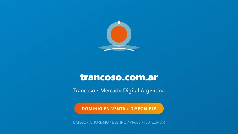 Identidad gráfica y activo digital para Trancoso en Argentina
